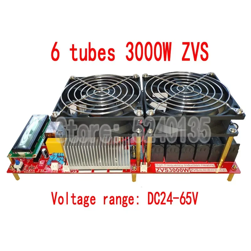 Module de chauffage à Induction haute fréquence 3000W 55A ZVS, pilote Flyback, bonne Dissipation thermique, bobine, pompe, adaptateur d'alimentation