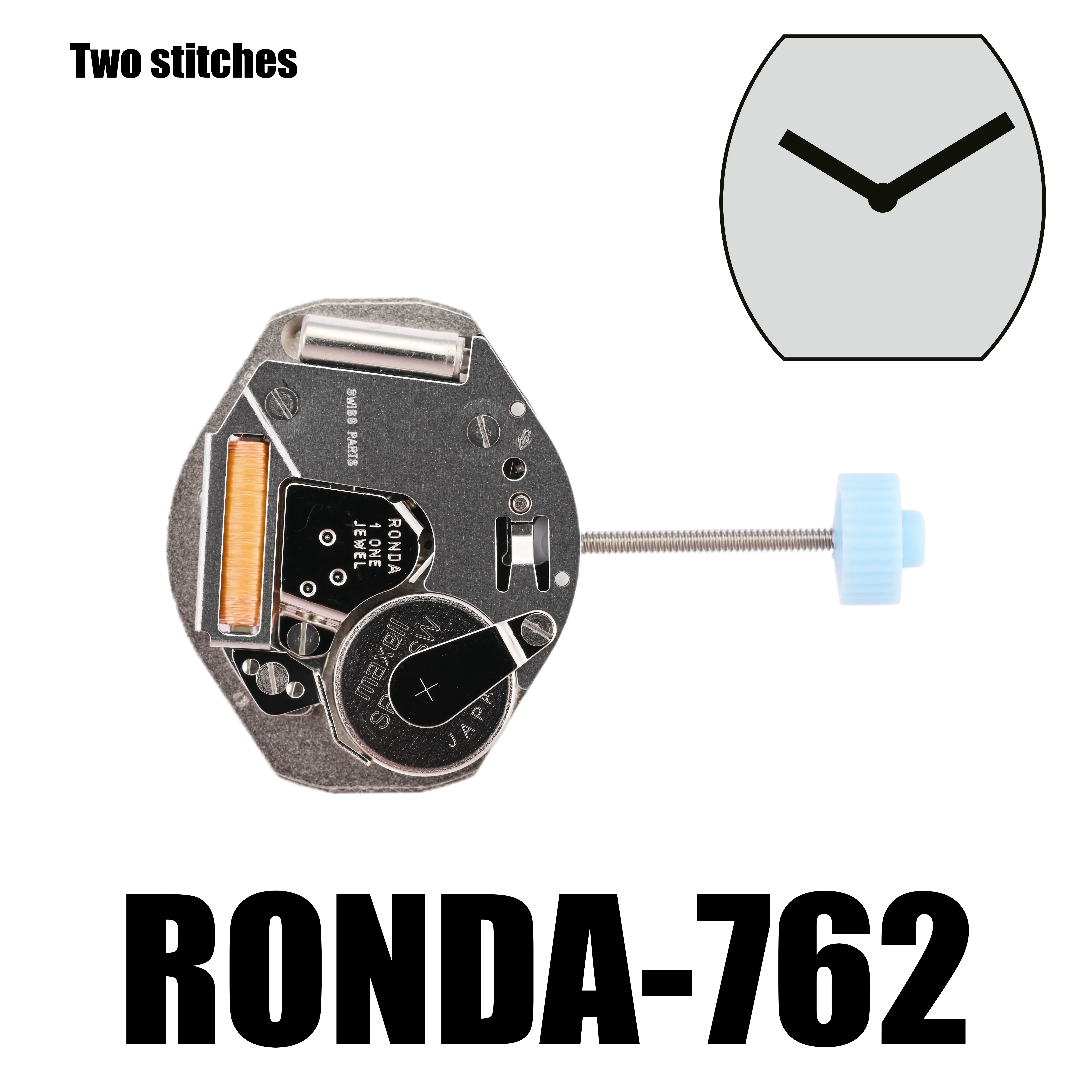 762 movement ronda 762 movement height H1 H2 H3 H4 H5 quartz movement 2 Hands replacement watch repair parts