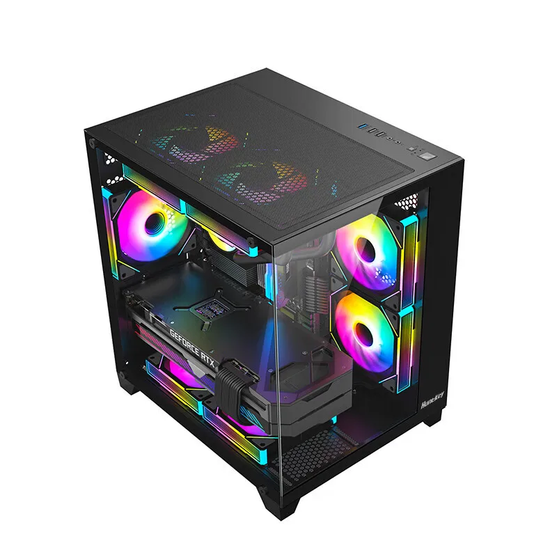 

S900 Sandstorm Panoramic Sea View Room Glass Side Penetrating Desktop Chassis Support 240 Water Cooling
