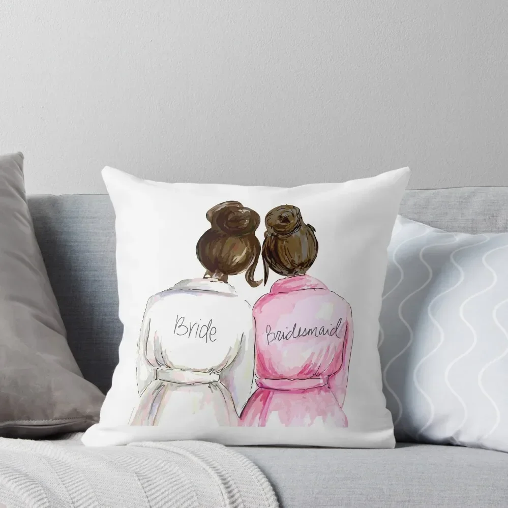 Bridesmaid Gift Proposal Best Wedding Gift for Bride Bride Gift from MOH Bridal Shower for Her Bridesmaid from Brid Throw Pillow