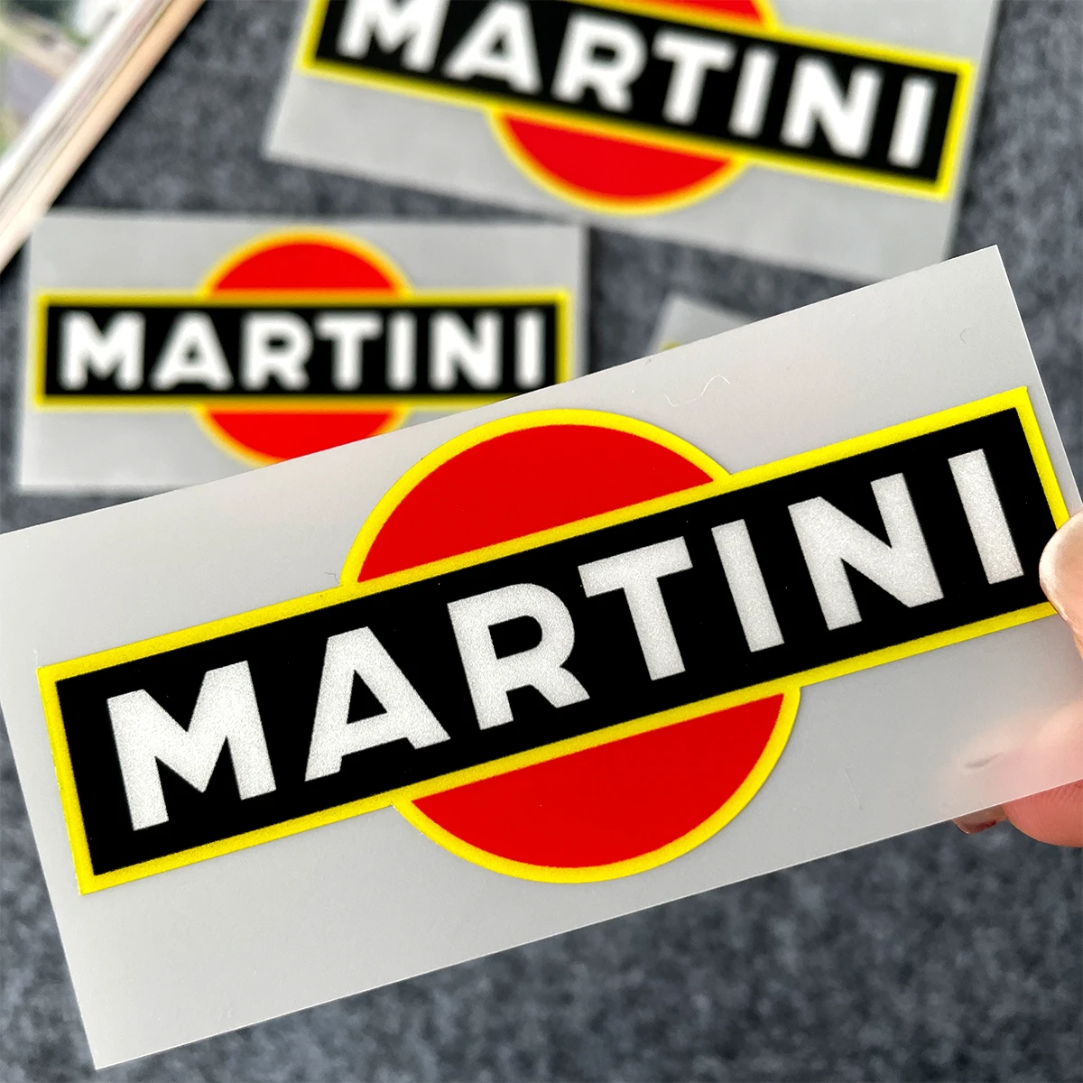 Classic Martini Logo Racing Decals PVC Stickers Fit Motorbike Trunk Helmet Auto Rear Window Tuning Accessories
