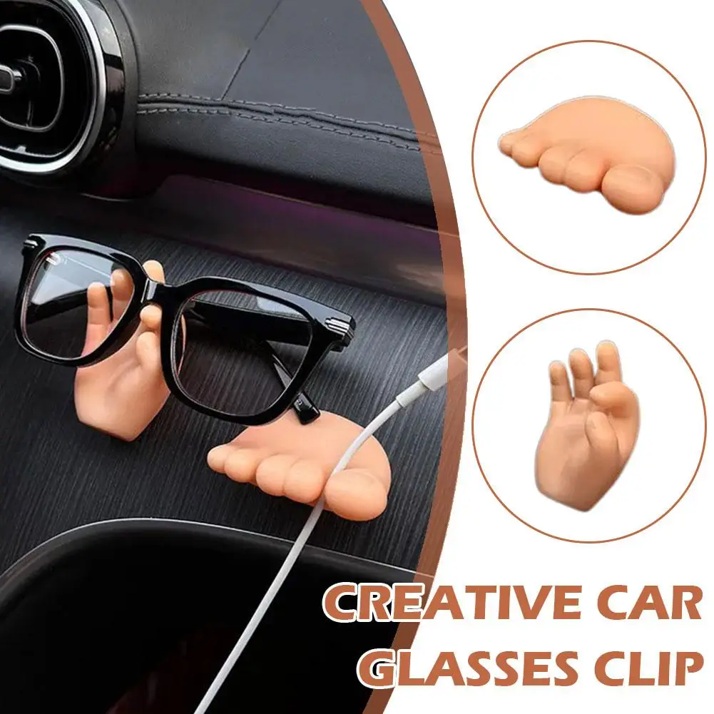 Car Interior Hook Dashboard Storage Holder For Glasses Key Charging Cable Clip For Car Organizer Hook Suction Cup Style Car B6G2