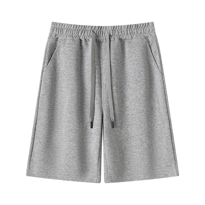 

Тяжелые повседневные мужские летние уличные брюки, свободные пляжные брюки «пять четвертей», модный бренд, дышащий хлопок, полиэстер...