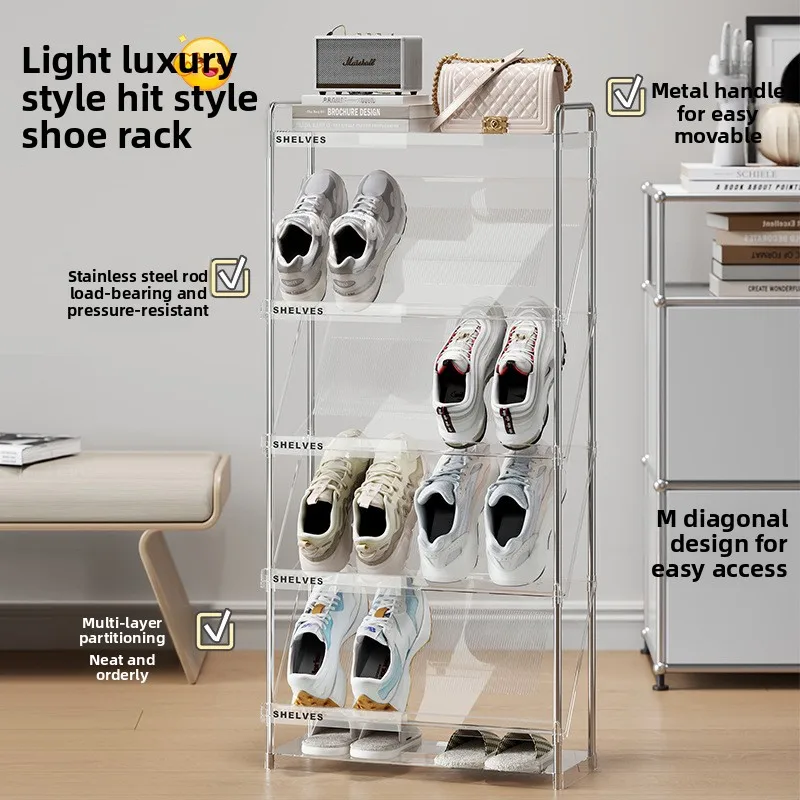 Wielofunkcyjny regał na buty do przedpokoju, akademika, pokoju na wynajem, szafka na buty do przechowywania, wielopoziomowy regał do sypialni o dużej pojemności.