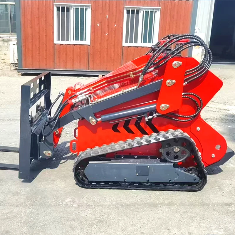 USA Spot Skid Steer Loader EPA Engine Mini Track Loader متوفر في الأوراق المالية في أمريكا مع المرفقات