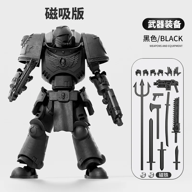 New Magnetic Mechanical Robot Movable Joints DIY Versatile Assembly 3D Printing Lucky Dummy Model Toy Action Figure Boy Gifts