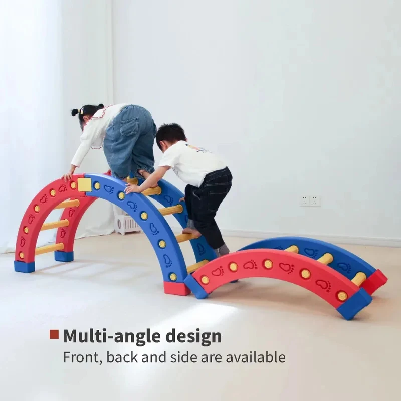 Toddler Indoor & Training Set – Round Swing + Climbing Frame, Develops Balance & Coordination, Home, Early Learning Cen