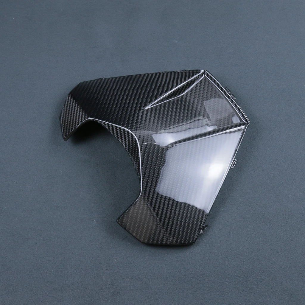 100% 3K Full Dry Carbon Fiber Motorcycle Body Parts Front Tank Cover For KTM RC390 2018 2019 2020 2021 2022