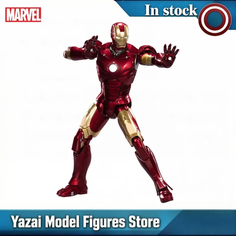 

Original ZD TOYS Marvel Legends Series IRON MAN MK3 Luminous Version Action Figure Model Toys Gift