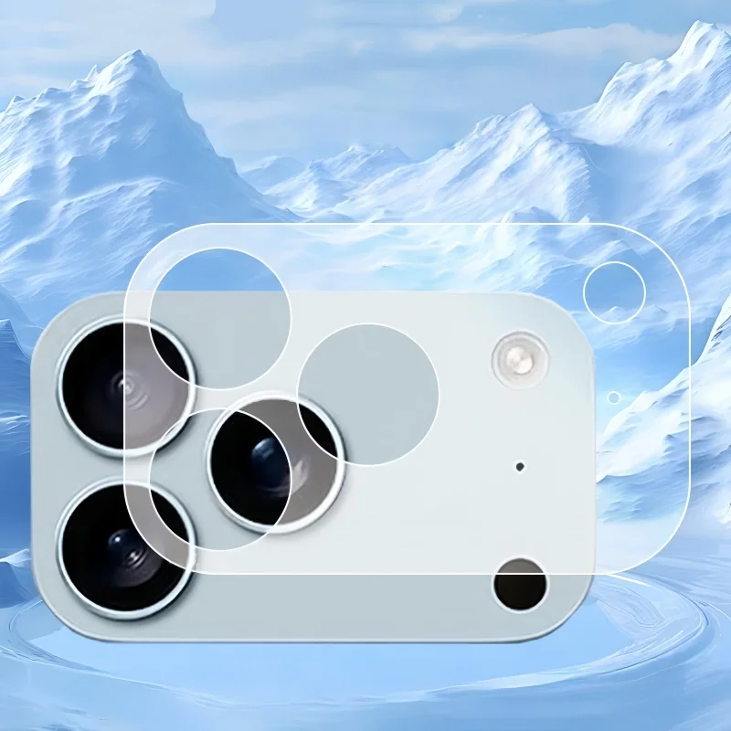 حامي الكاميرا الخلفية لابل 17 برو ماكس 17 الهواء الخلفي عدسة الزجاج غطاء رأس واقي 17pro المتكاملة عدسة فيلم عدسة شفافة ثلاثية الأبعاد