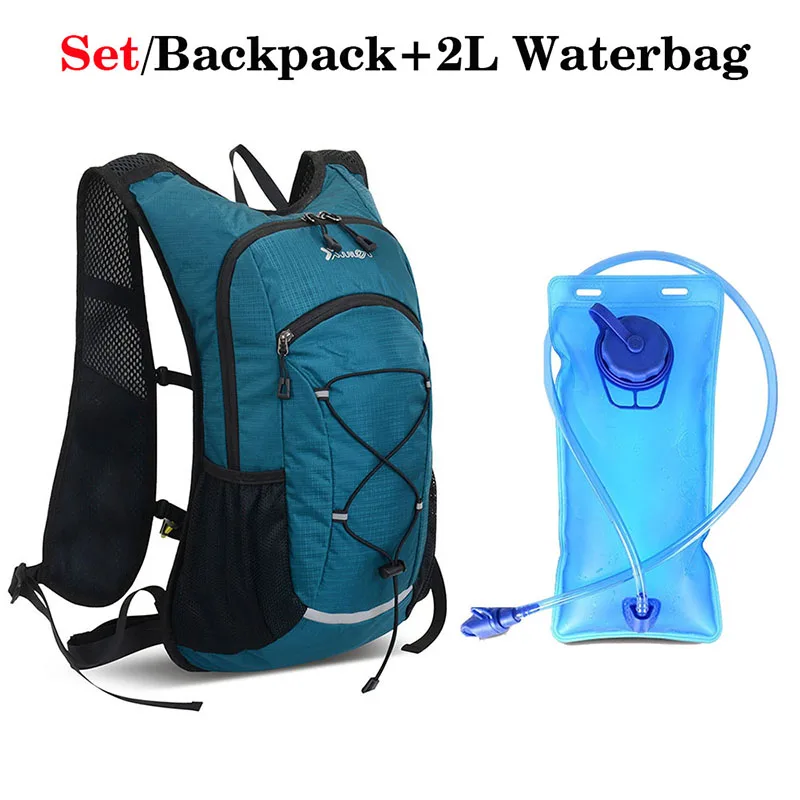 Multi-function Cycling Drinker Bag Backpack 2L Water Bottle Pouch Rucksack Waterproof Hiking Waterbags Climbing Knapsack Unisex