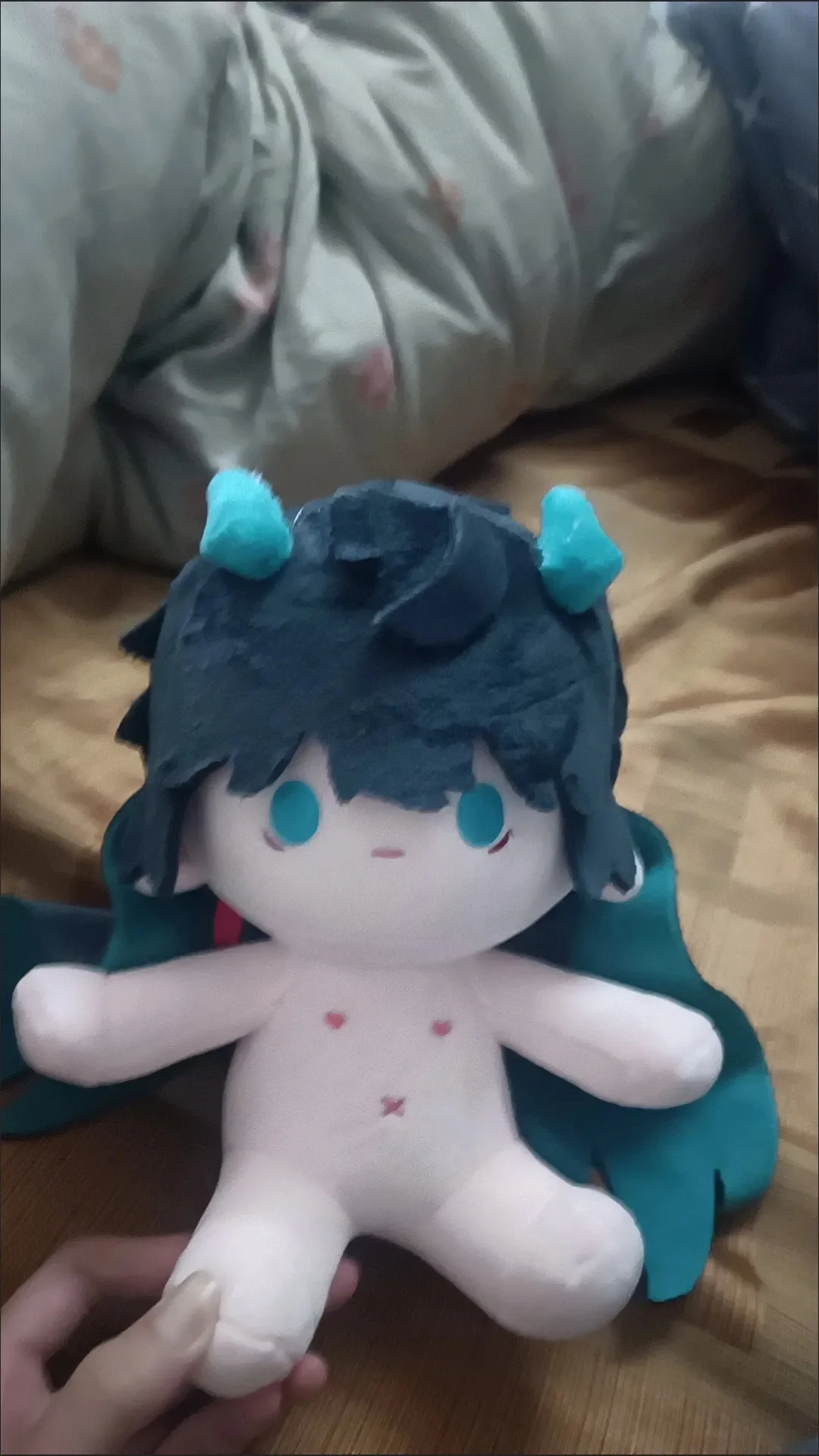 Anime Honkai: Star Rail Dan Heng Imbibitor Lunae figura sentada muñeco de peluche cuerpo vestir almohada de peluche 20CM juguetes muñecas regalo