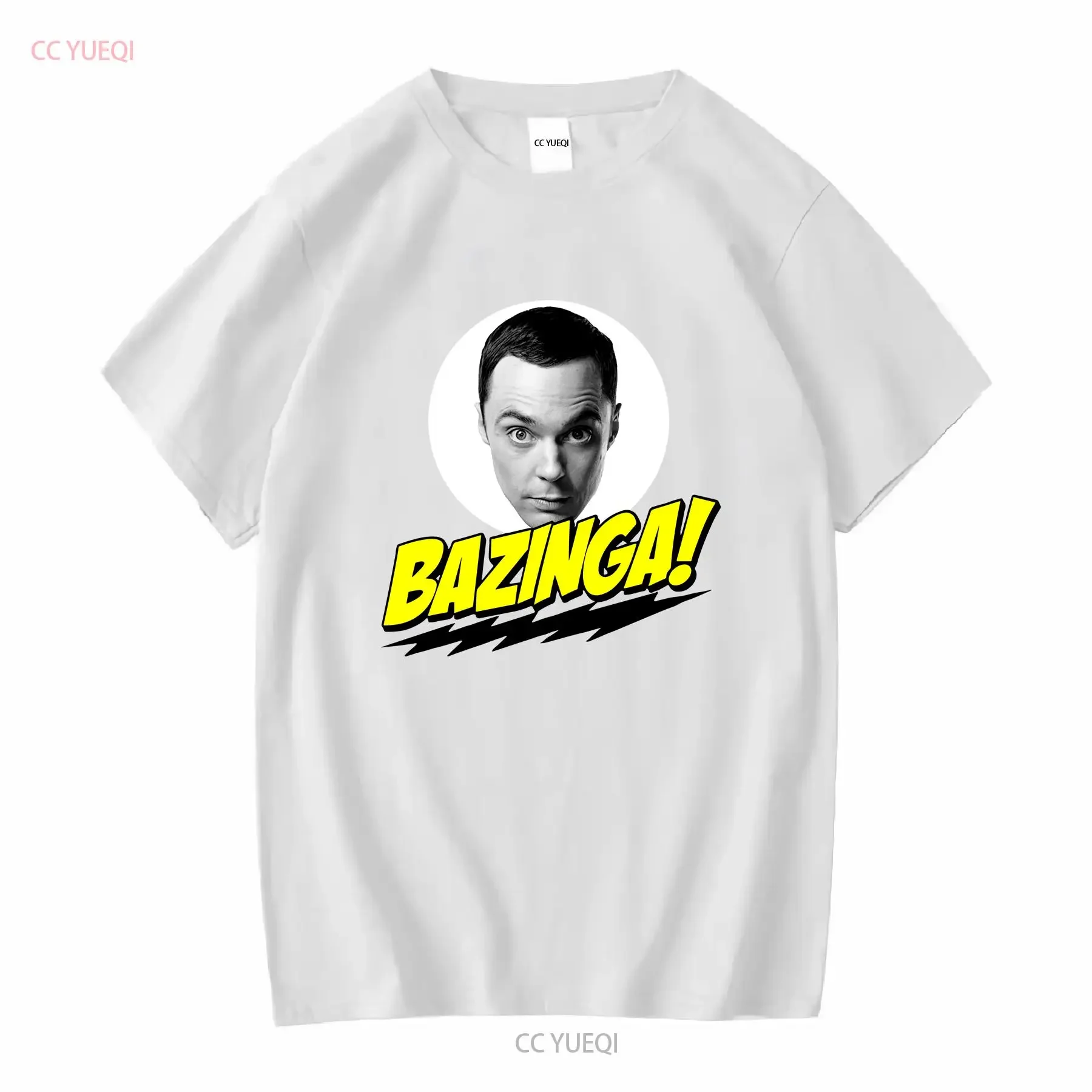 Officially Licensed TBBT Bazinga Sheldons Head Men'S T Shirt S XXL Sizes long or short sleeves vintage Washed graphic fashion