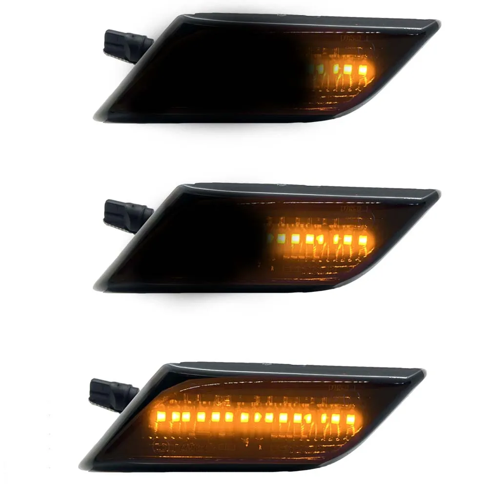 2Pcs For VW Transporter T6.1 Facelift 2020 2021 Dynamic Blinker Indicator LED Side Marker Light Turn Signal Lamp Flashing Light