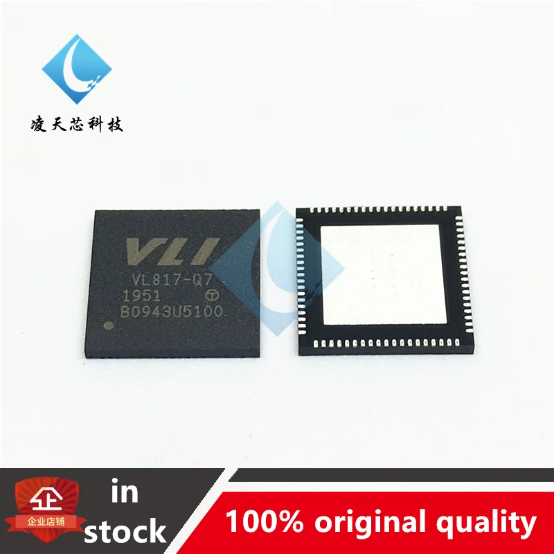 

VL817-Q7 VL817 chip QFN76 Ultra-high Speed USB3.1 HUB Master Chip IC