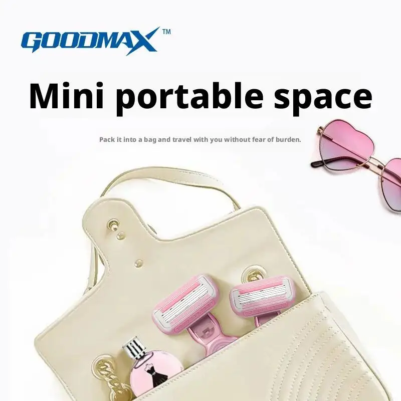 Women's Hair Removal Razor Versatile Shaver Underarms Manual Areas,Lady Razor Face Depilatory & Intimate Leg Travel Y3H4