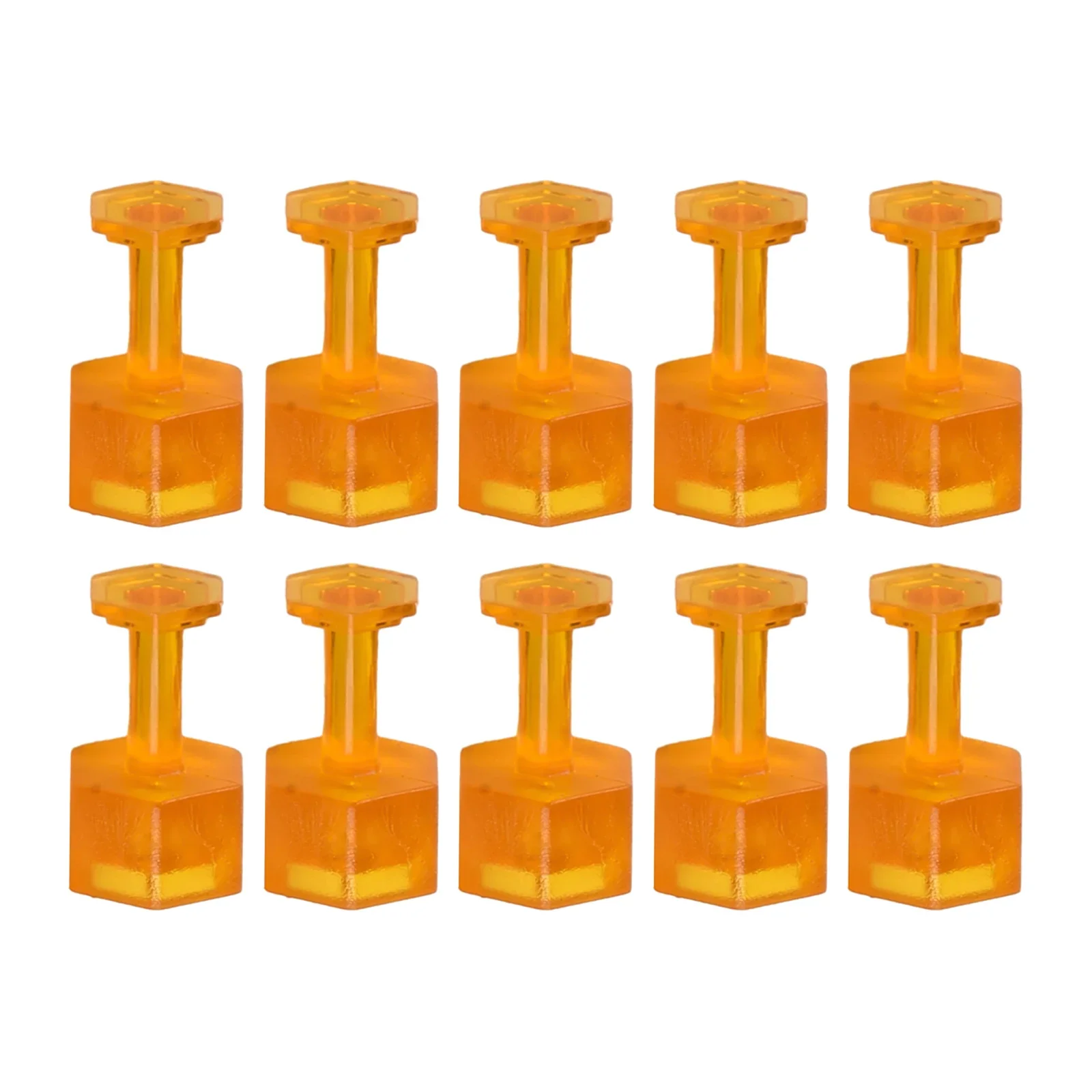 10pcs Glue Tabs- Dent Removal Tool Car Paintless- Dent Repair- Non-marking Repair Square- Hex Leveling Shims- Maintenance Tools-