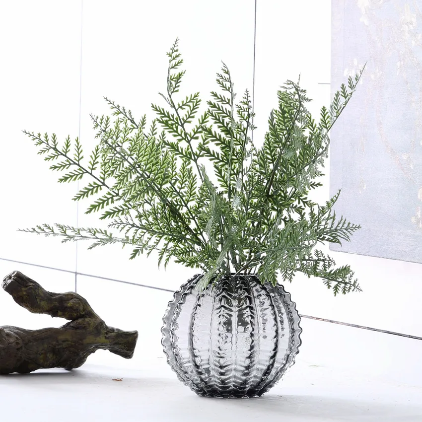 1 PCS Artificial Plastic Fern Green Plant Branch Leaves Home Garden Decoration Gift F1031