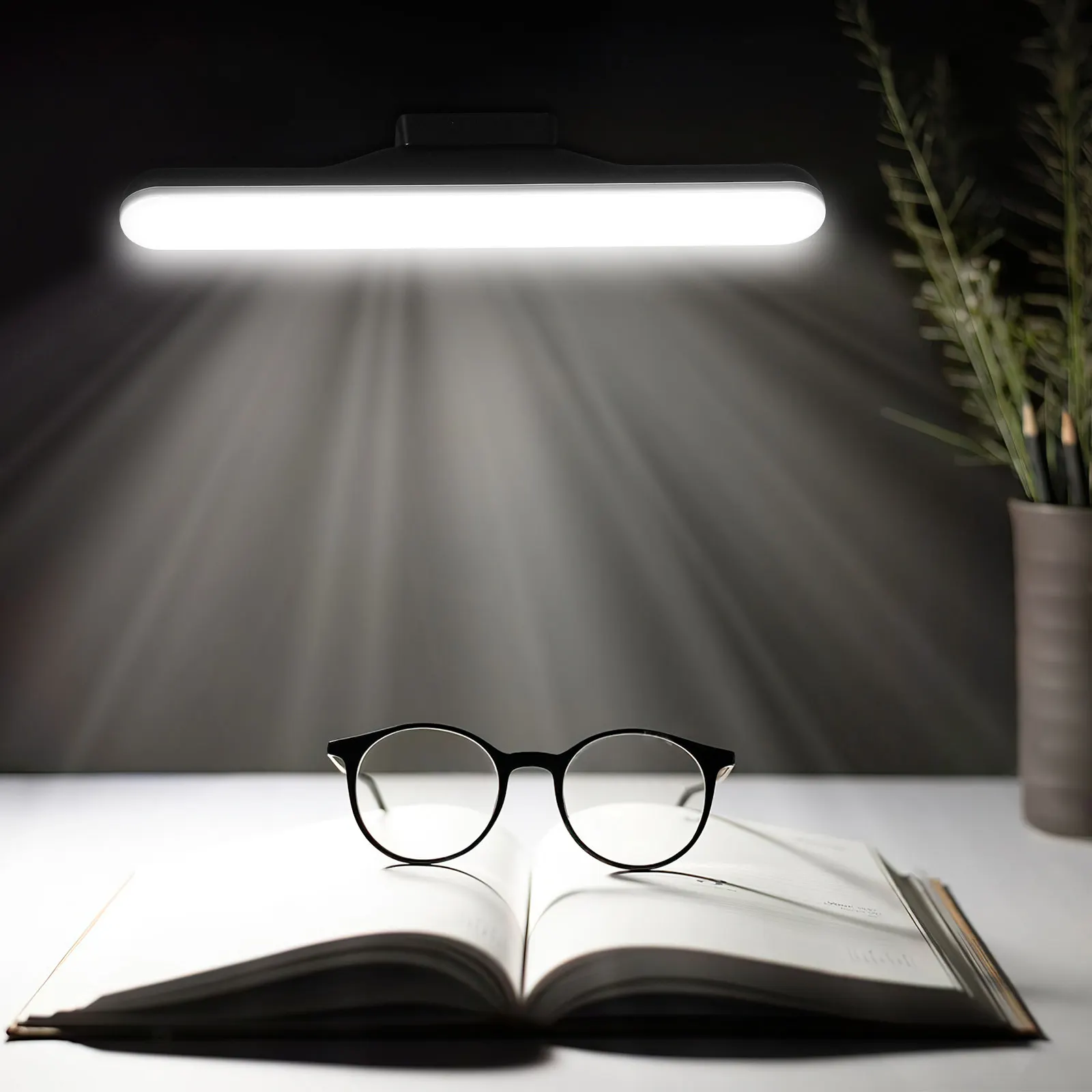 

Светодиодный светильник для чтения на 36 светодиодов, диммируемый, магнитный, для шкафа, подсветки под шкафчик, для спальни, ночное освещение