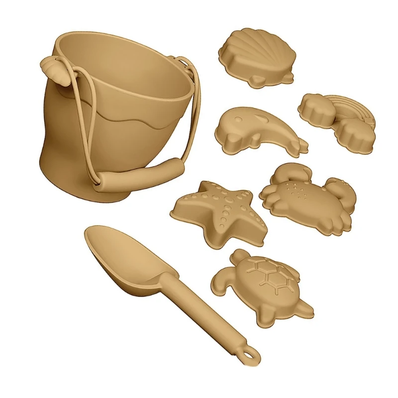 Kids Seaside Sand Toy Animal Molds Sand Molds Seaside Bucket Shovel Tool Sandboxes Toy for Toddlers Summer Play Drop shipping