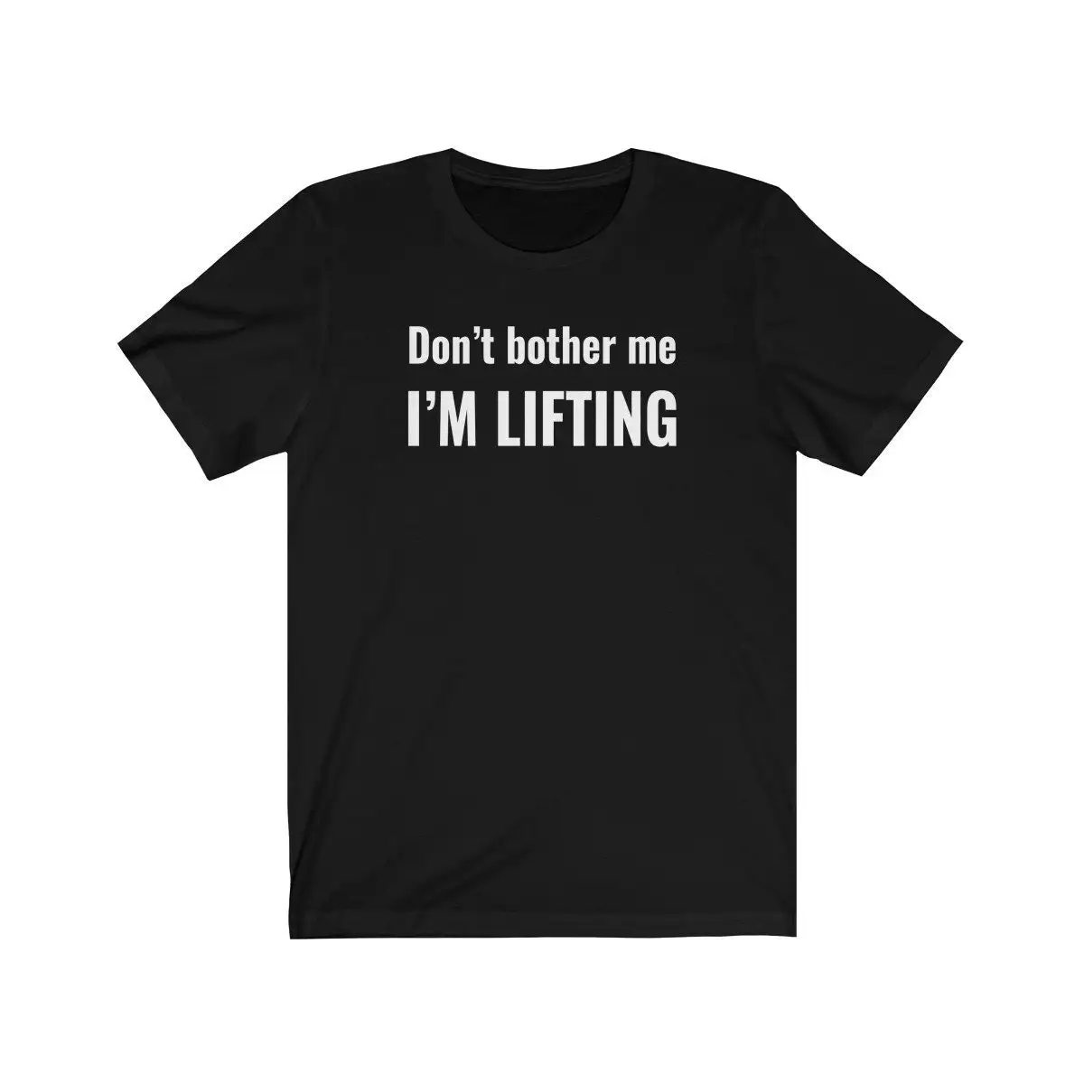 Funny Gym Weight Lifting Don'T Bother Me I M Workout Gift T Shirt