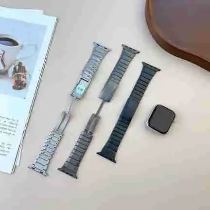 apple-watchストラップ第10世代ウルトラ46mm曲面サイド分解純チタン製腕時計バンド