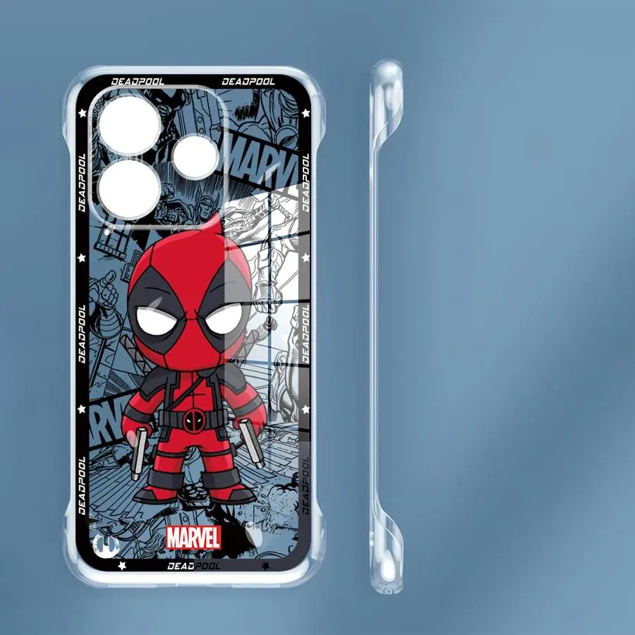 Cartoon Marvel Spiderman Groot Phone Case for Redmi Note 14ProPlus5G 14 12Pro5G 13ProPlus 13 Pro 10Pro4G TPU Soft Cover