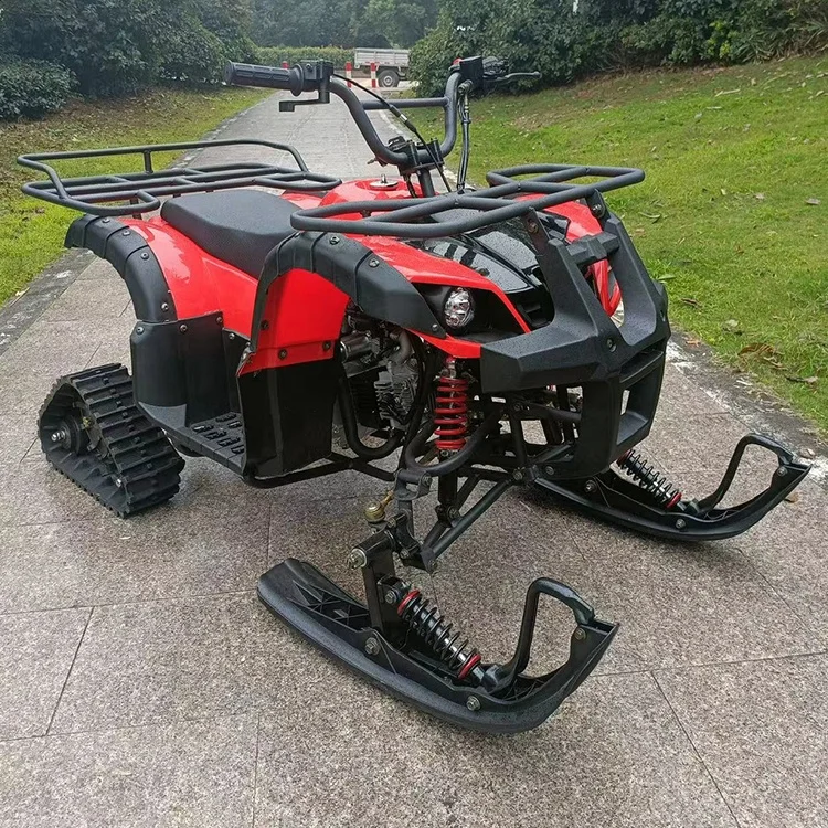 125cc, Snowmobile Motorcycle Sled Crawler Adult Four-wheeled Reverse Gear Snowmobile