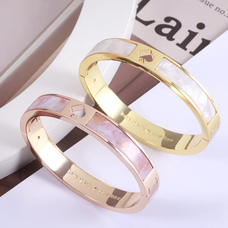 

High Quality Fine Jewelry Gold Bangles For Women aros mujer anelli bijoux femme luxe