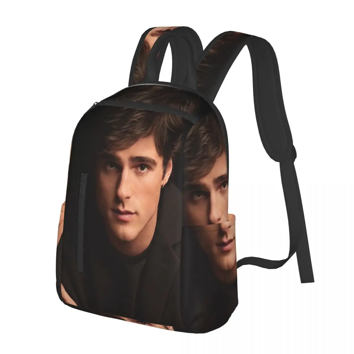 Jacob Elordi Australian Actor (5) Student Backpack School Bag Hiking Travel Daypack for Men Women Bookbag Shoulder Bags