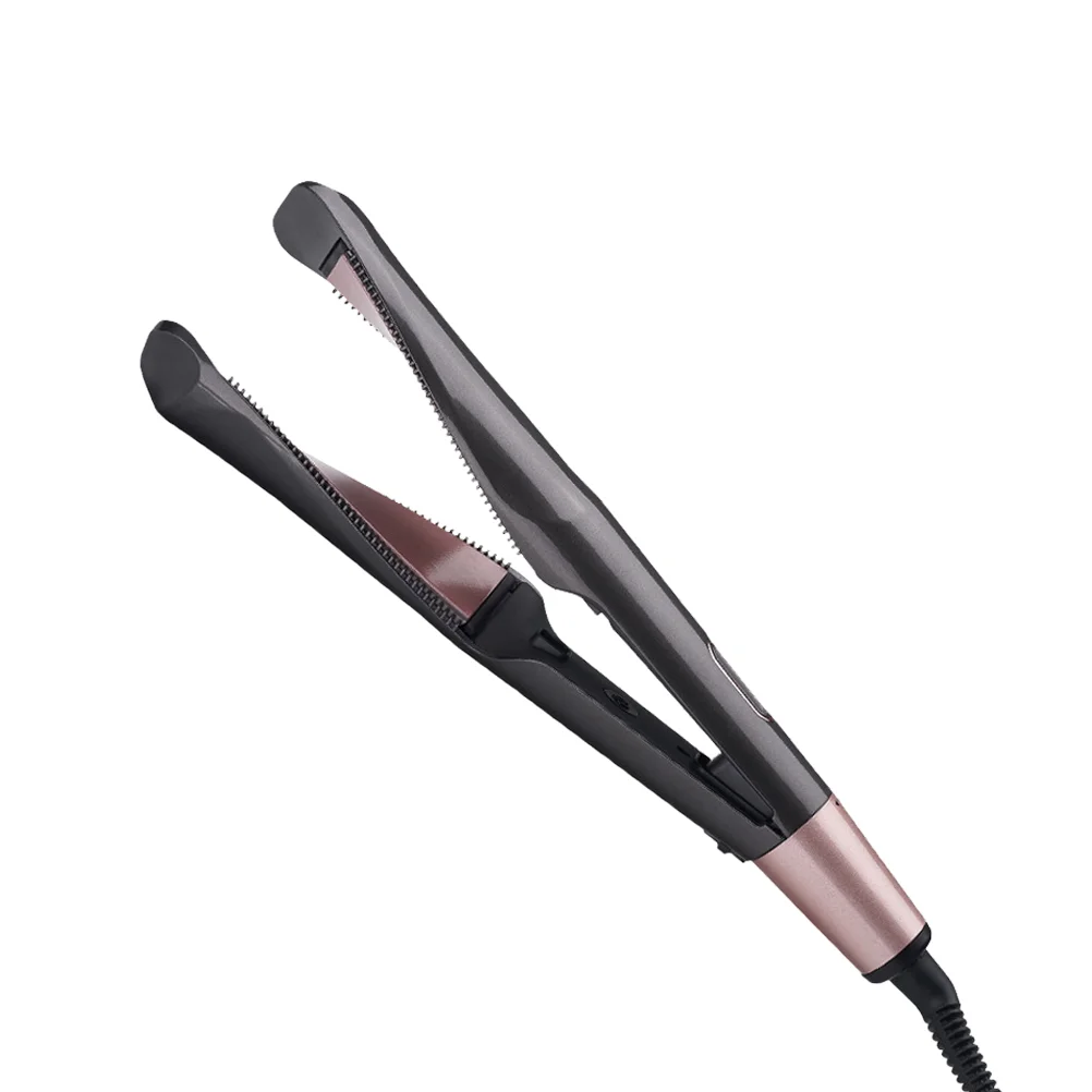 2 in 1 Spiral Design Hair Straightener Ceramic Straightener and Culer Hair Tool with EU Plug