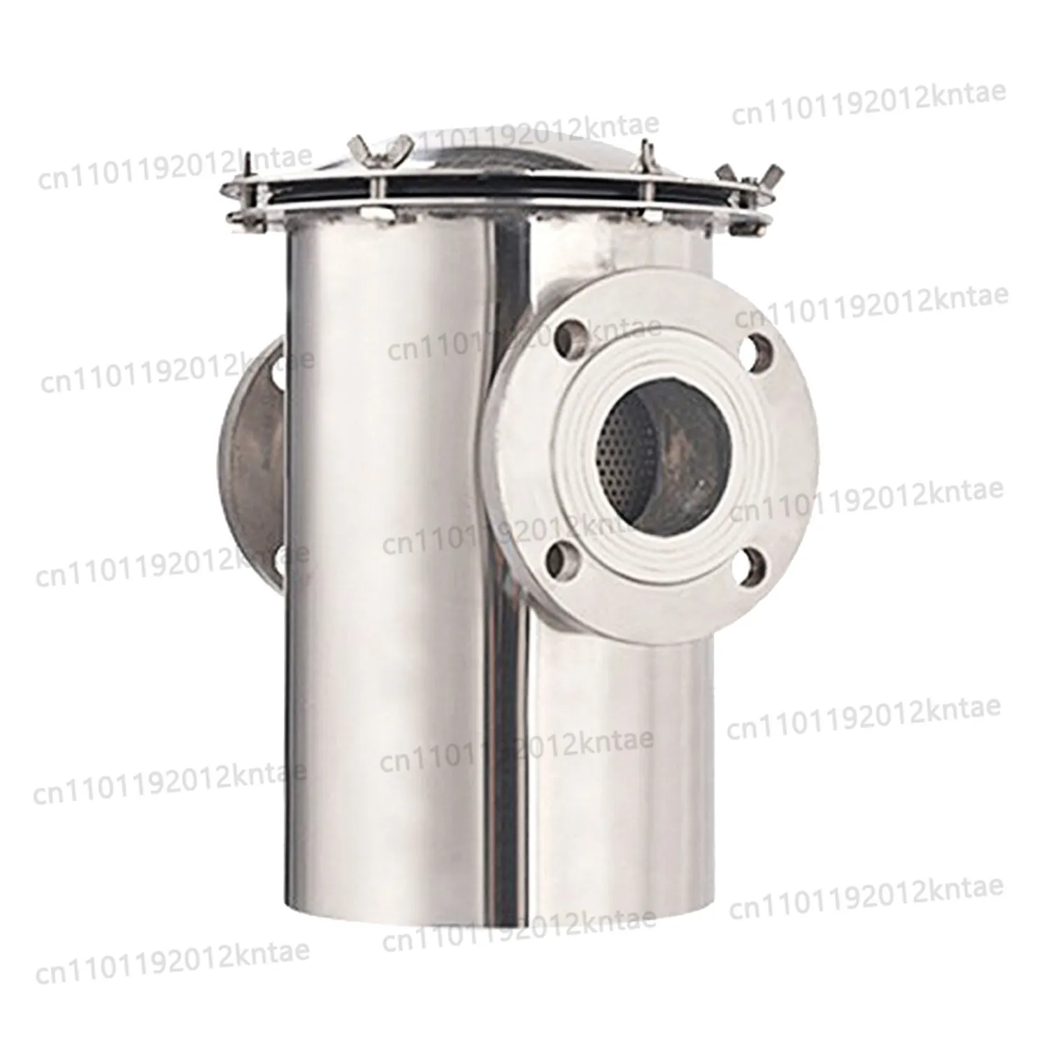 Swimming pool stainless steel bath tub hair filter drain pipe debris collection filter bucket