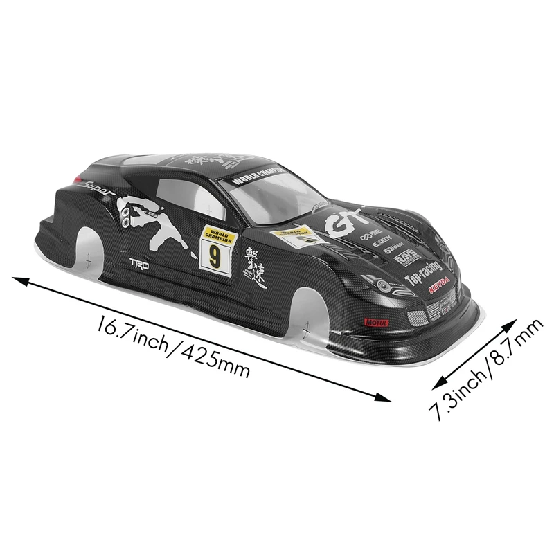 سيارة الانجراف المسطحة التي تعمل على الطرق ، RC ، PVC ، 49 GT ، هيكل الهيكل لـ HSP ، HPI ، Tamiya ، Kyosho ، Sakura ، oy ، D3 ، D4 ، CS ، r31, our