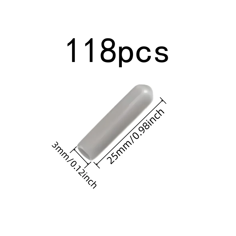 118 pcs Protective End Caps, Flexible Soft Material for Dishwasher Rack Tips, Multipurpose, Versatile, Practical
