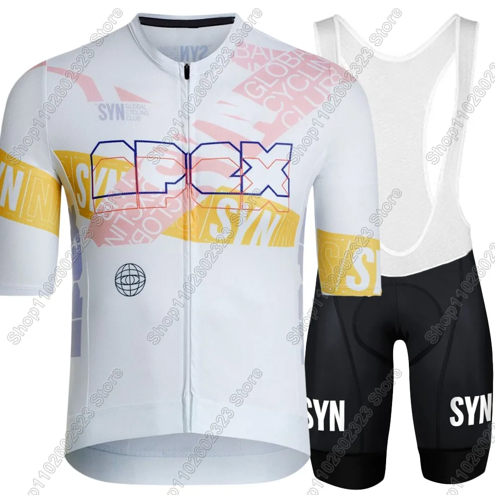 SYN Team-Conjunto de Jersey de ciclismo para hombre, ropa de bicicleta de verano, camisas para bicicleta de carretera, traje, pantalones cortos con pechera, Maillot Culot de montaña, 2025