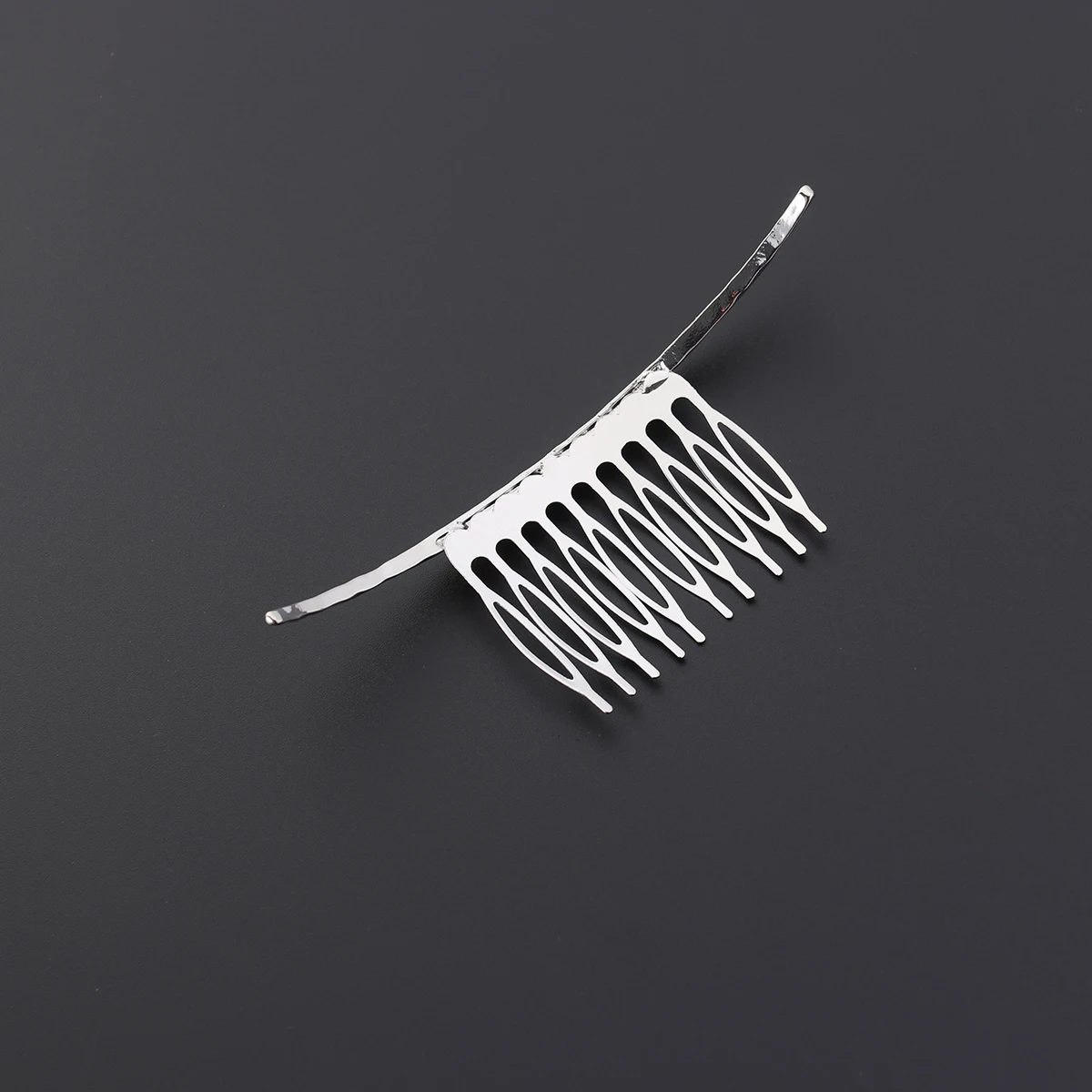 

Hair Comb For Women Girls 10-Tooth Straight Teeth Simple Classic Design Daily Use Side Clip Bridal Hair Accessory