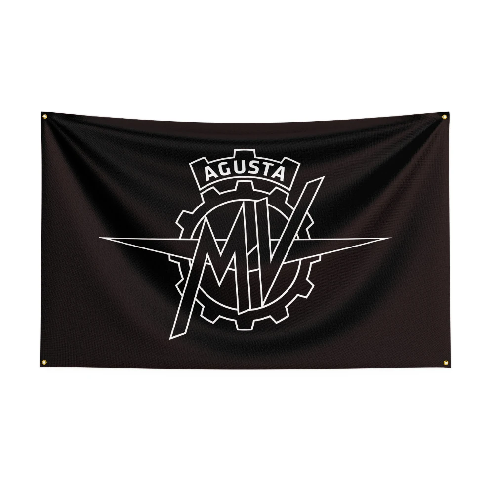 3X5Ft MV Agustas Racing Motorcycle Flag For Decor