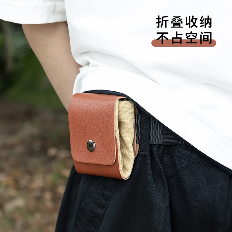 Outdoor Foraging Bag, Fruit Picking Bag, Waist Hanging Tool, Waist Bag, Bundle Bag, Folding Canvas Tool Storage Bag