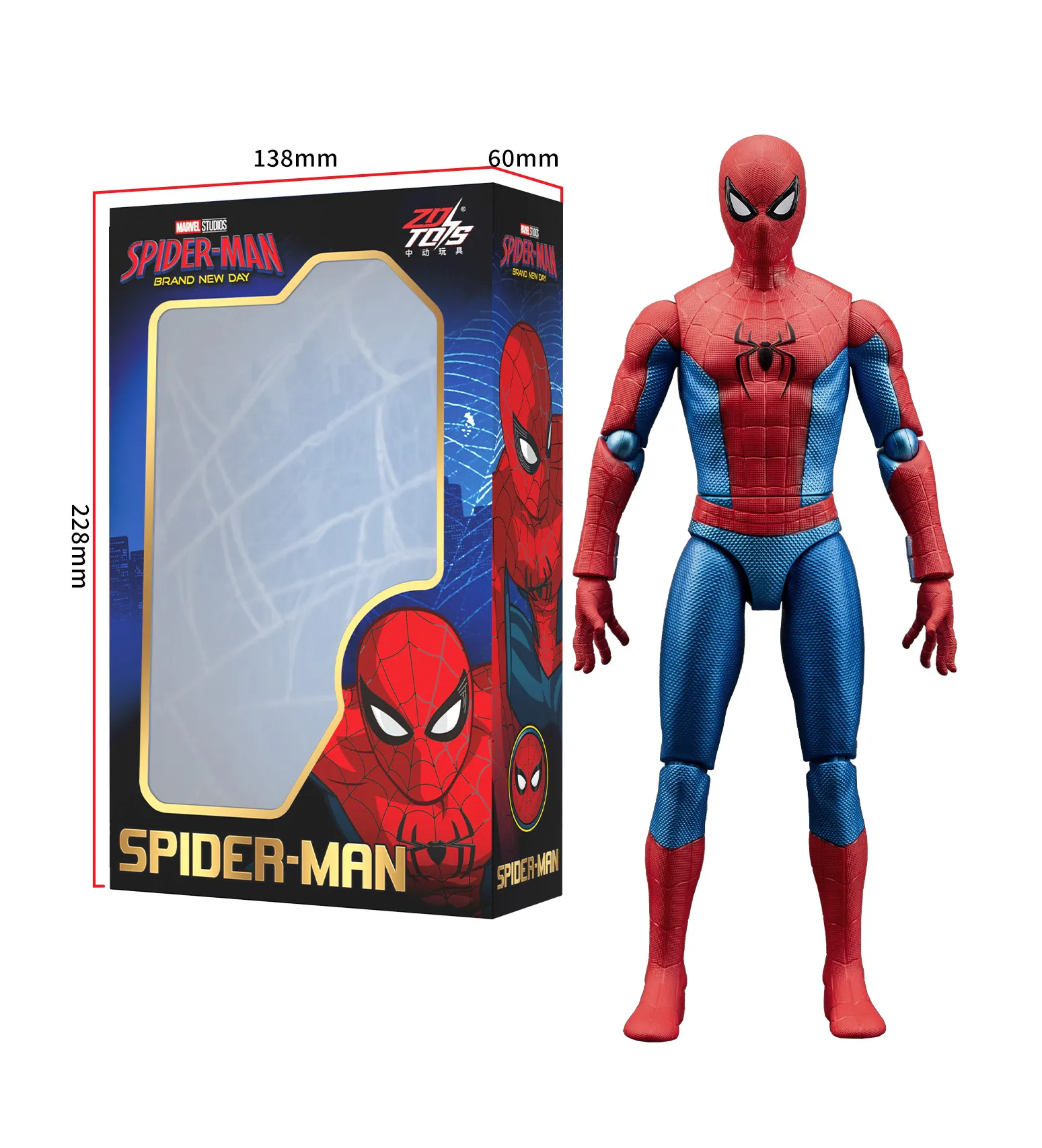 Originele ZDTDS 7 inch Spider Hulk Scorpion Boomerang Actiefiguur Beweegbaar Collectiemodel Bureau Volwassen Fans Speelgoed Cadeau