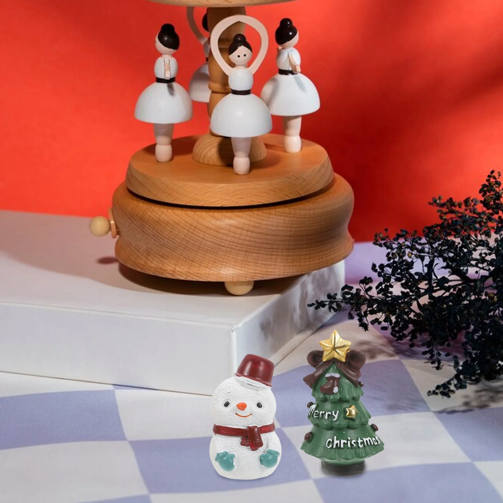 

Resin Craft Ornaments Christmas Accessories Decoration Xmas Decorations DIY Cake Crafts Household