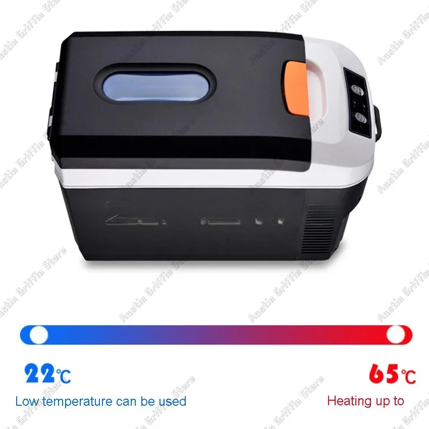10L Small Refrigerator 12V 220V Car Home Dual-use Refrigerator Outdoor Camping Refrigerator Portable Cooler Skin Care Fridge