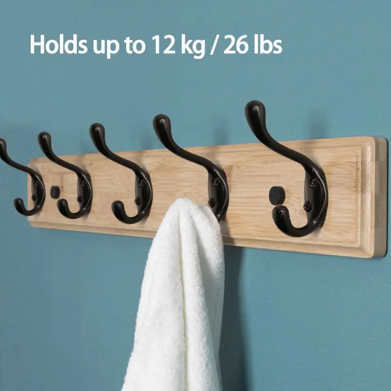 1pc Coat Hook Wall Mounted Hooks Clothes Rack Robe Hook Zinc Alloy Furniture Hook For Home Coats Hat Clothes Hanger Towel Keys