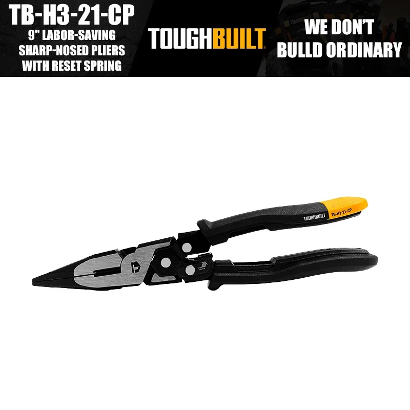 toughbuilt-tb-h3-21-cp-9-インチ省力シャープノーズプライヤーリセットスプリンハンドツールアクセサリー付き