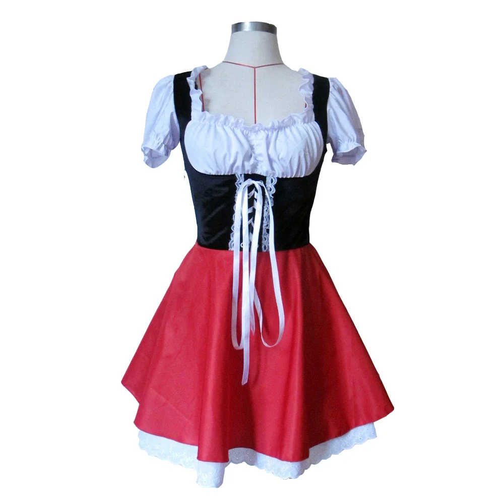 S-6XL Disfraces de Halloween para mujer, Cosplay, vestido con capucha de montar pequeño rojo, disfraz de mujer, disfraces femeninos adultos