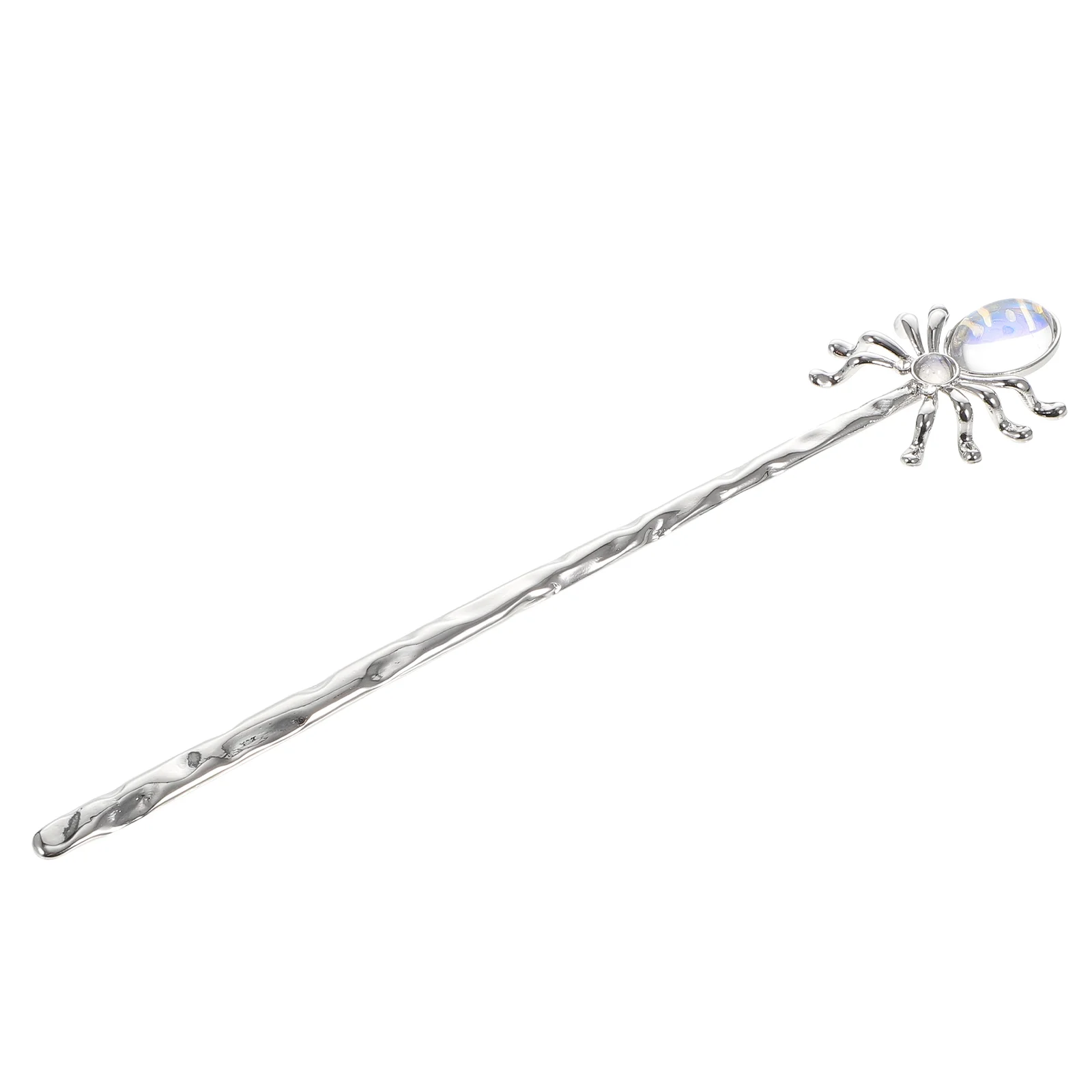 

Spider Hair Stick Chopstick Pin Clip Hairpin Chopsticks Women Japanese Accessories Glass Zinc Alloy Chinese Women's