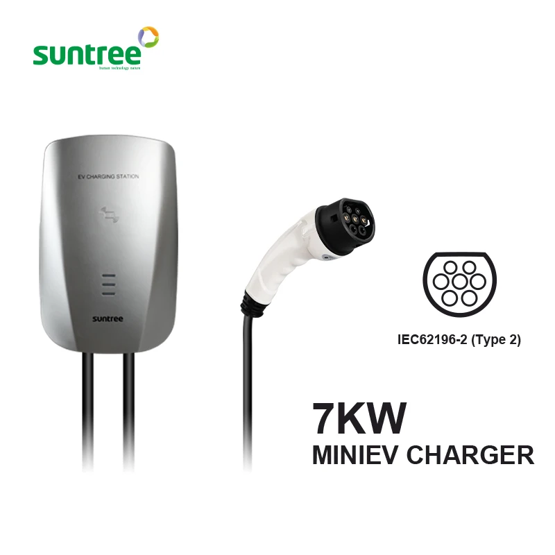 

New 7KW 32A Level 1 type2 EVSE EV charger for electric car mini wallbox charger