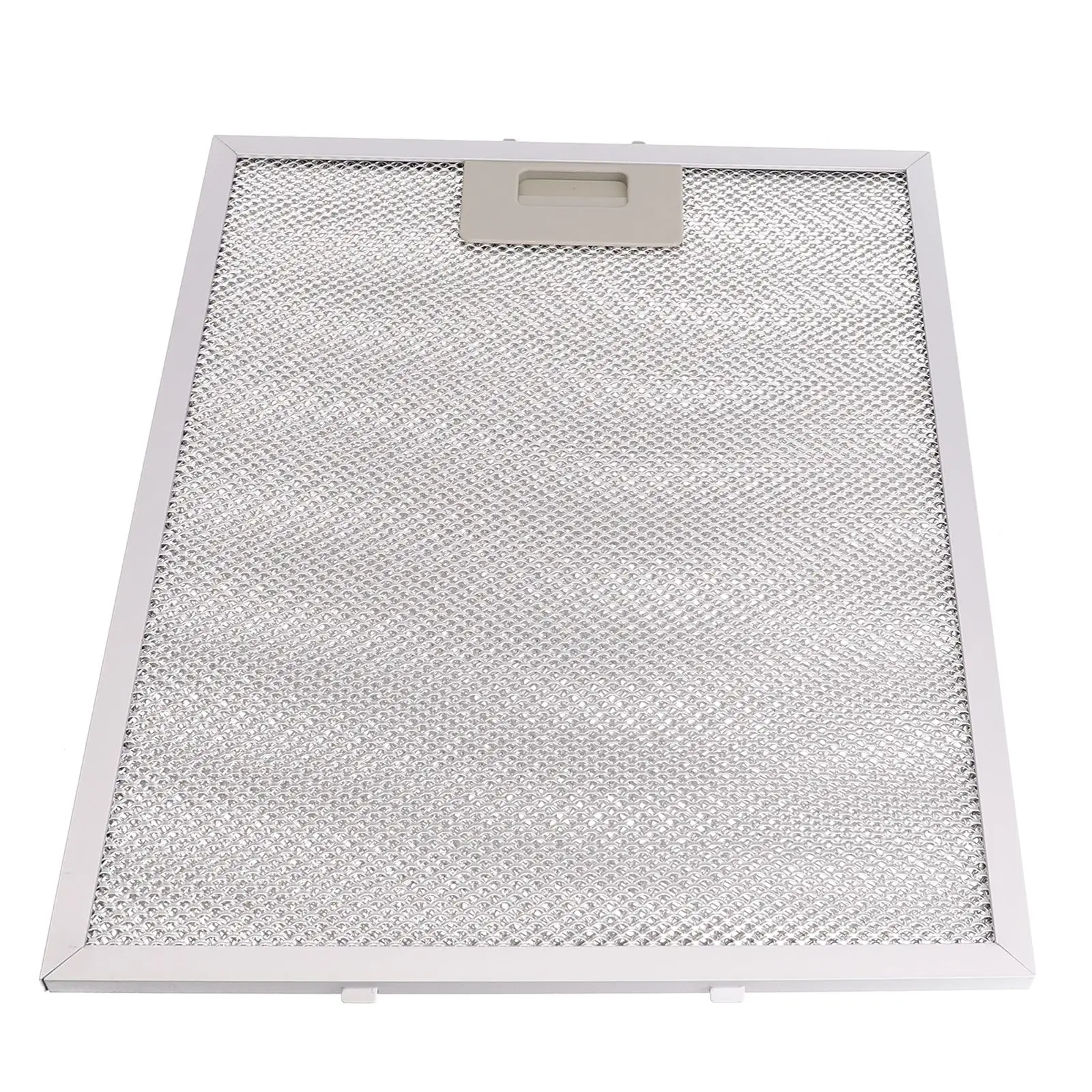 1pc Stainless Steel Filter Silver Color Cooker Hood Filters Extractor Vent Metal Filter Mesh Kitchen Grease Filter 350*285*9mm