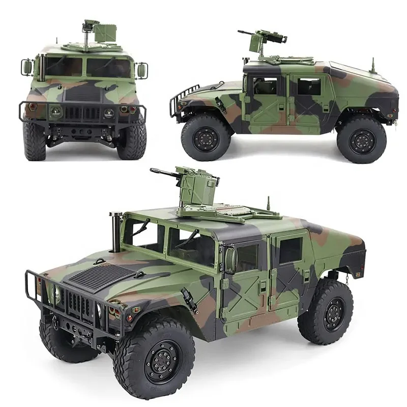 1/10 2.4G 4WD 16CH 30km/H RC Model Car U.S.4X4 Military Vehicle Truck HG P408  Without Battery Charger