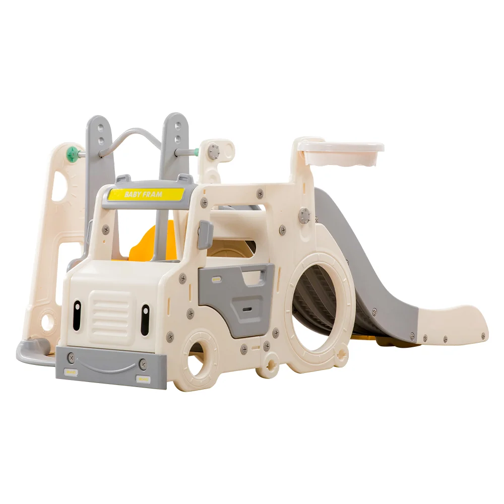 

Cheap Price Plastic Slide for Children Home Kids Slide Colorful Slide with Swing