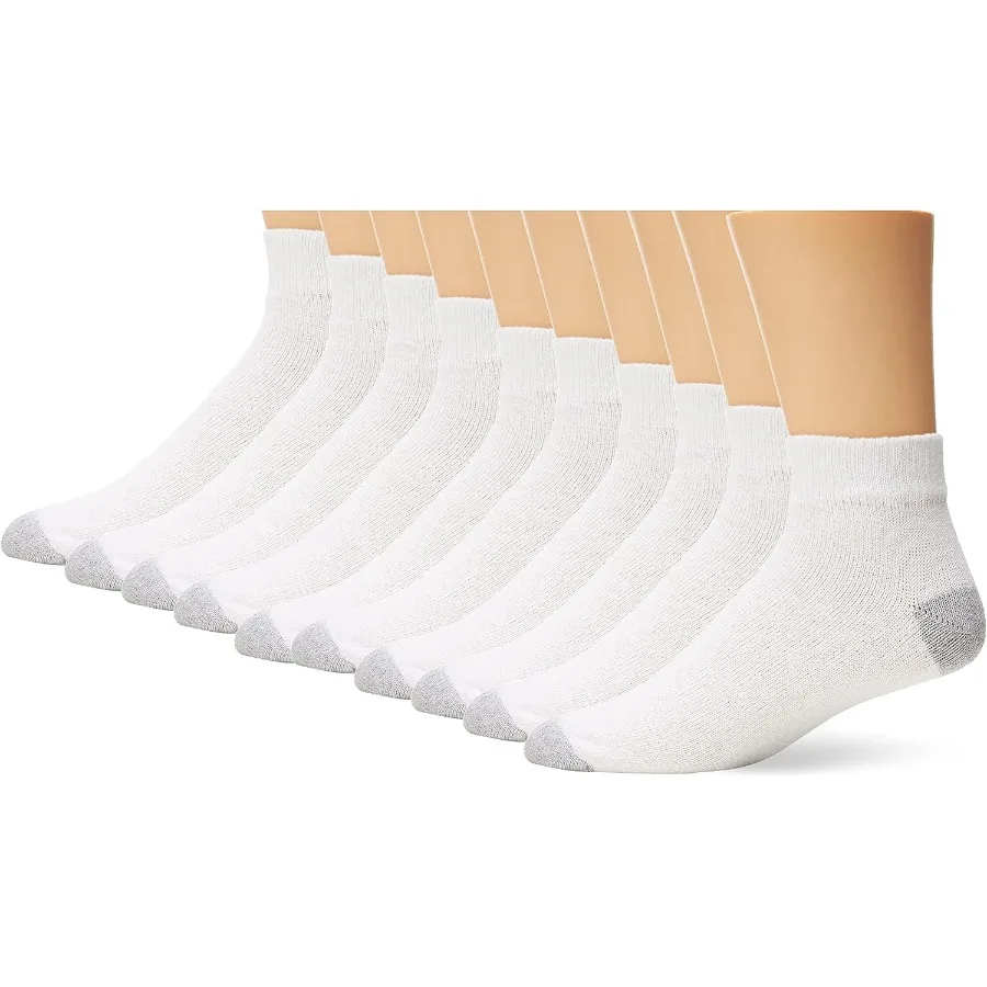 

Fruit of the Loom Men Value 10 Pair Pack Socks Ideal for Daily Wear Athletic Activities and Casual Outfits Offers Superior Comf